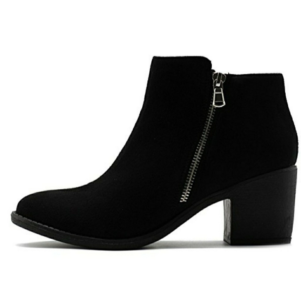 🌷Host Pick🌷Ollio Black Ankle Booties - Sz 7 NWOB